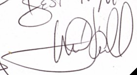 Mark Hamill signature